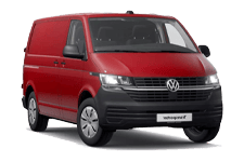 Car Hire Rochdale - Red VW Transporter Automatic - Van hire Rochdale