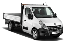 Car Hire Rochdale - White 3.5 Tonne Folkestone Tipper Transit - Van hire Rochdale
